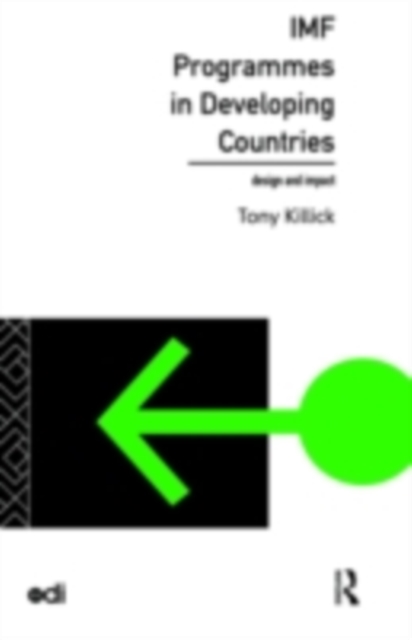 IMF Programmes in Developing Countries : Design and Impact, PDF eBook