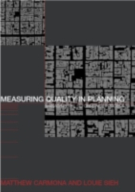 Measuring Quality in Planning : Managing the Performance Process, PDF eBook