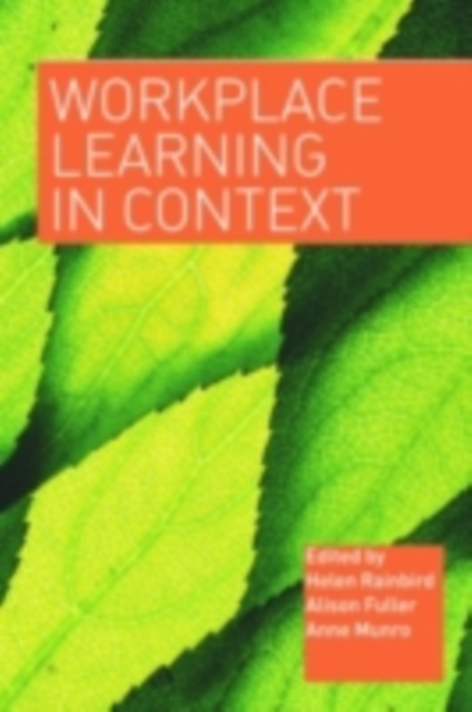 Workplace Learning in Context, PDF eBook