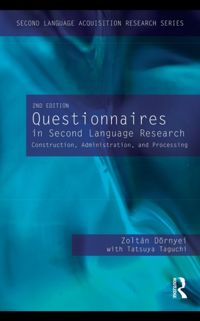 Questionnaires in Second Language Research : Construction, Administration, and Processing, PDF eBook