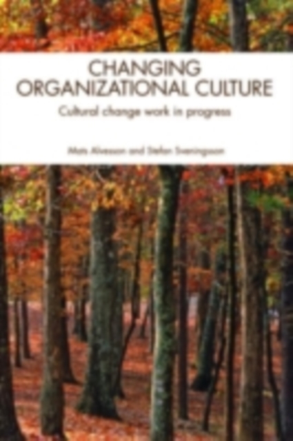 Changing Organizational Culture : Cultural Change Work in Progress, PDF eBook