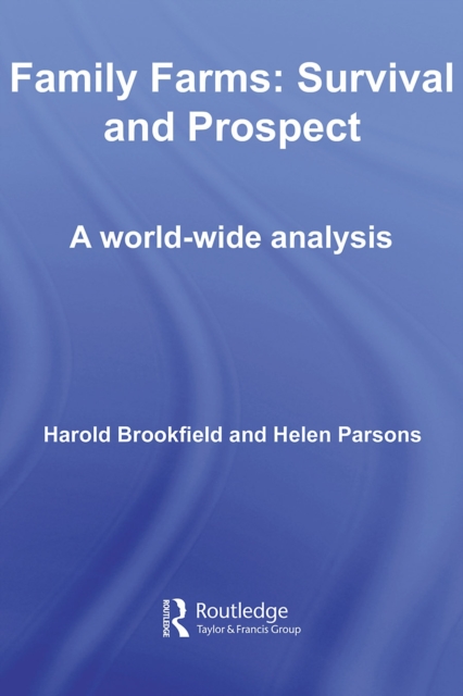 Family Farms: Survival and Prospect : A World-Wide Analysis, PDF eBook