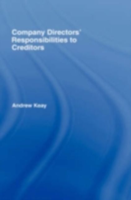 Company Directors' Responsibilities to Creditors, PDF eBook