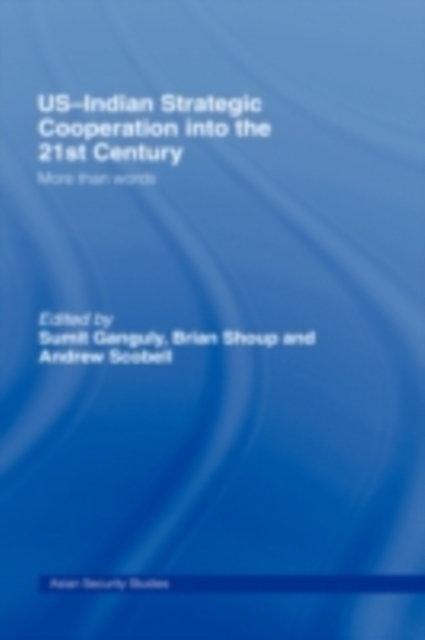US-Indian Strategic Cooperation into the 21st Century : More than Words, PDF eBook