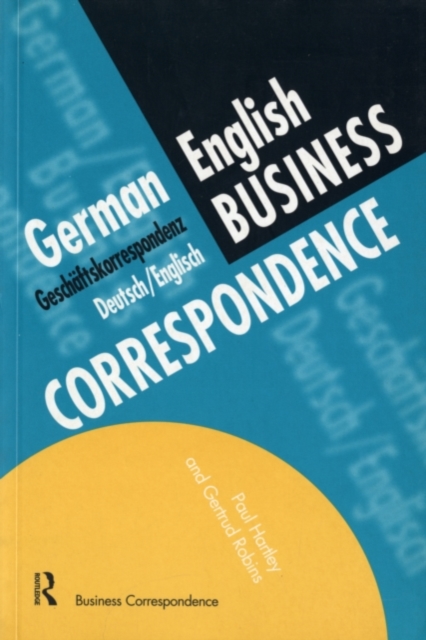 German/English Business Correspondence : Geschaftskorrespondenz Deutsch/Englisch, PDF eBook