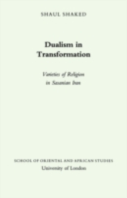 Dualism in Transformation, PDF eBook