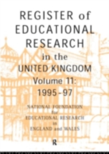 Register of Educational Research in the United Kingdom, PDF eBook
