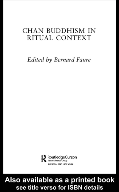Chan Buddhism in Ritual Context, PDF eBook