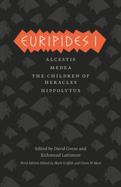 Euripides I : Alcestis, Medea, The Children of Heracles, Hippolytus, Paperback / softback Book