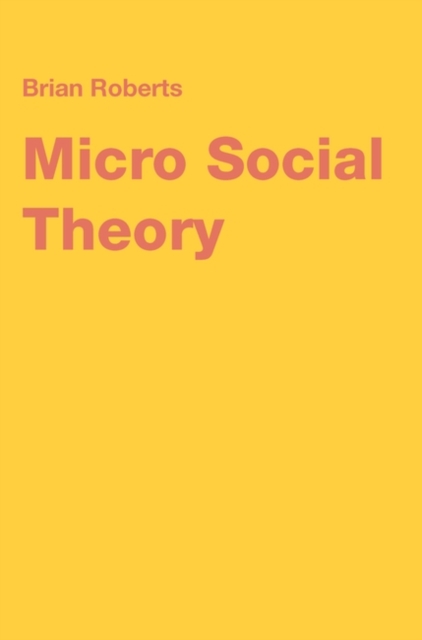 Micro Social Theory, PDF eBook