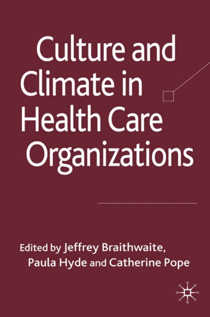 Culture and Climate in Health Care Organizations, PDF eBook
