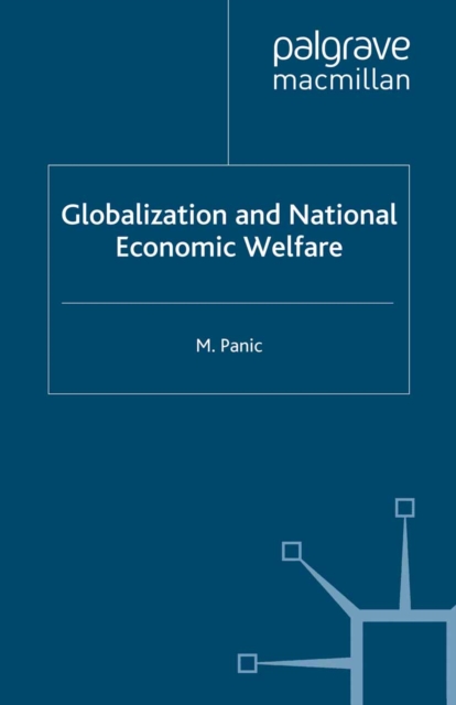 Globalization and National Economic Welfare, PDF eBook