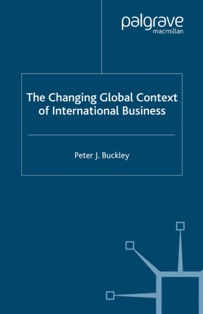 The Changing Global Context of International Business, PDF eBook