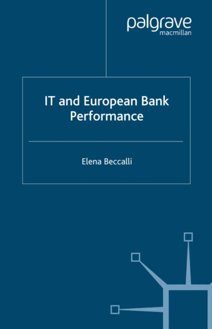IT and European Bank Performance, PDF eBook