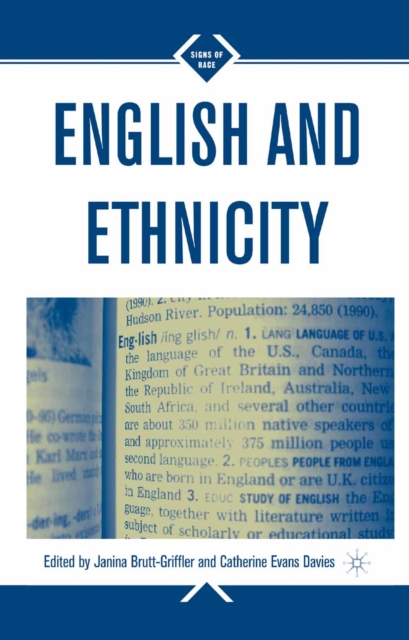 English and Ethnicity, PDF eBook
