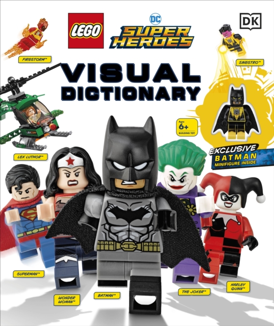 LEGO DC Comics Super Heroes Visual Dictionary : With Exclusive Yellow Lantern Batman Minifigure, Hardback Book