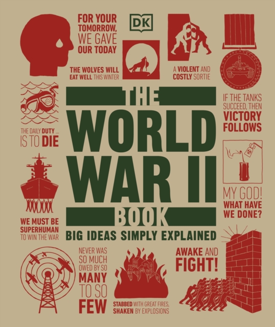 The World War II Book : Big Ideas Simply Explained, Hardback Book