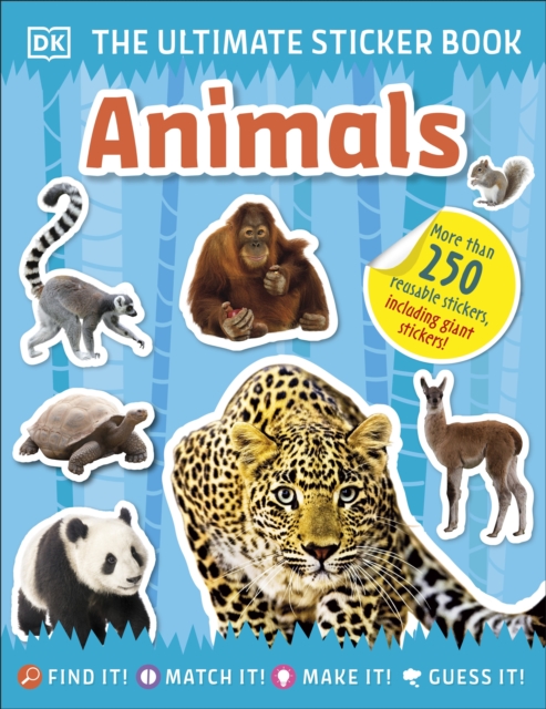 Ultimate Sticker Book Animals, Paperback / softback Book