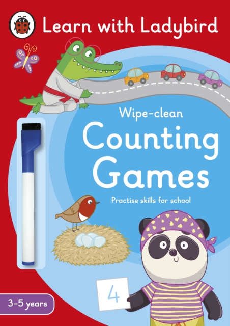 Counting Games: A Learn with Ladybird Wipe-clean Activity Book (3-5 years) : Ideal for home learning (EYFS), Paperback / softback Book