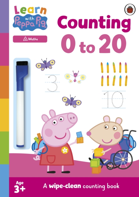Learn with Peppa: Counting 0–20 : Wipe-Clean Activity Book, Paperback / softback Book