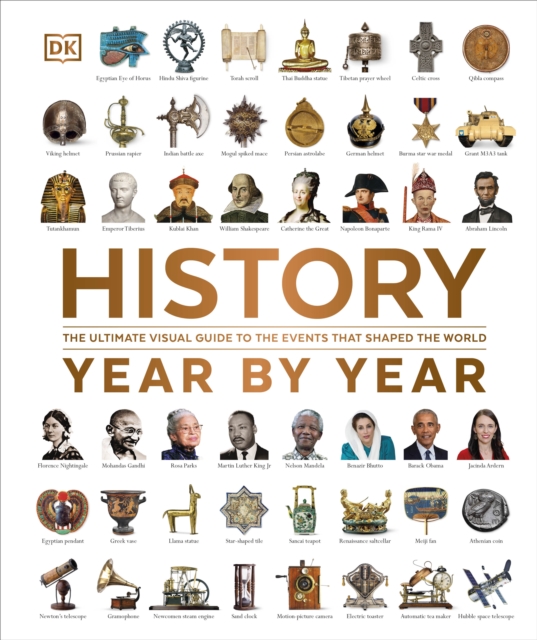 History Year by Year : The Ultimate Visual Guide to the Events that Shaped the World, Hardback Book