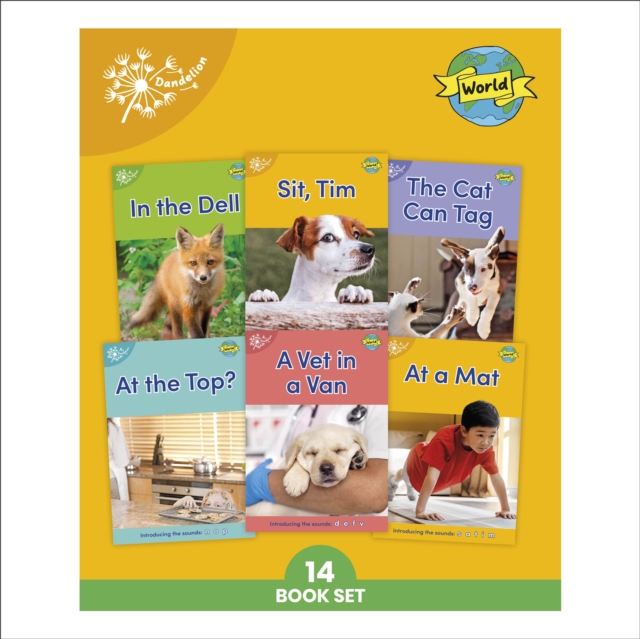 Phonic Books Dandelion World Stages 1-7 : Sounds of the alphabet, Multiple-component retail product, slip-cased Book
