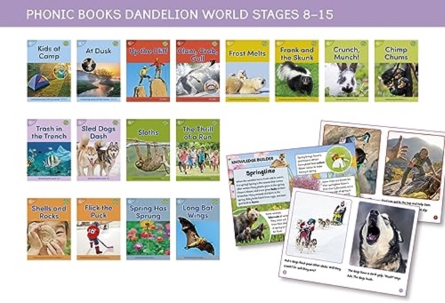 Phonic Books Dandelion World Stages 8-15 : Adjacent consonants and consonant digraphs, Multiple-component retail product, slip-cased Book
