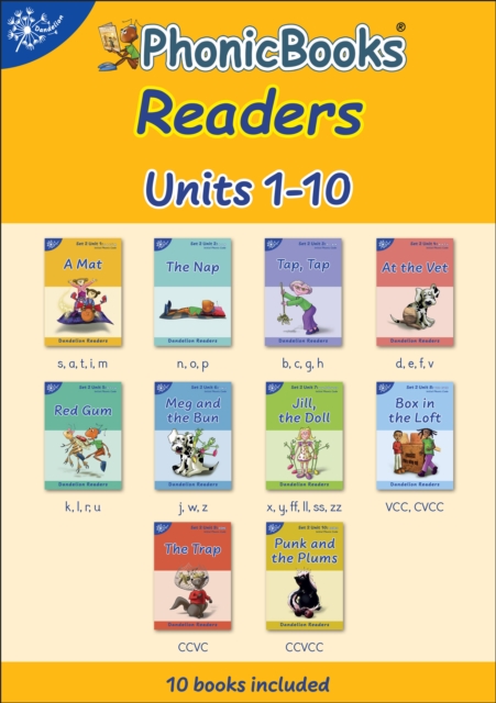 Phonic Books Dandelion Readers Set 2 Units 1-10 : Sounds of the alphabet and adjacent consonants, EPUB eBook