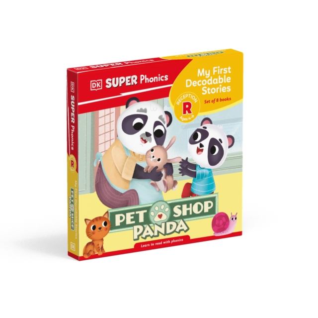 DK Super Phonics My First Decodable Stories Pet Shop Panda, Multiple-component retail product, slip-cased Book