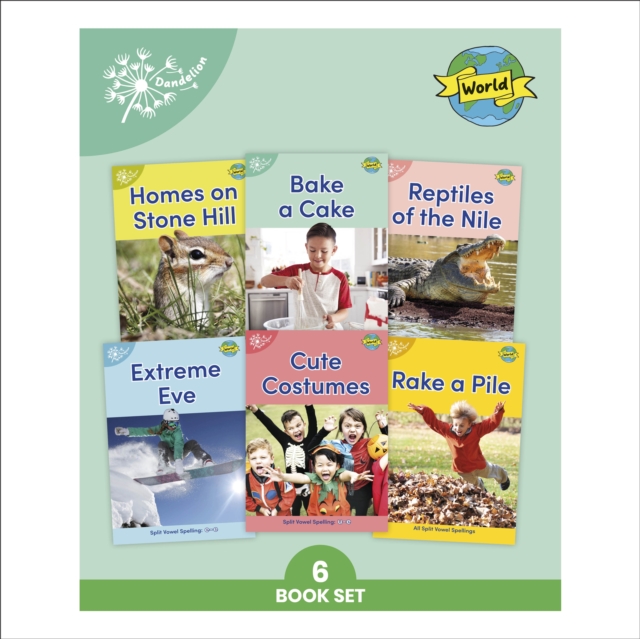 Phonic Books Dandelion World Split Vowel Spellings, Multiple-component retail product, slip-cased Book