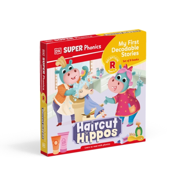 DK Super Phonics My First Decodable Stories Haircut Hippos, Multiple-component retail product, slip-cased Book