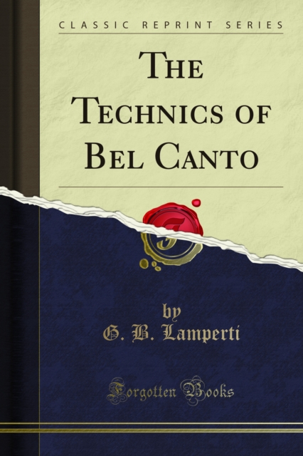 The Technics of Bel Canto, PDF eBook