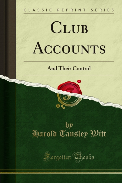 Club Accounts : And Their Control, PDF eBook