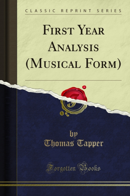First Year Analysis (Musical Form), PDF eBook