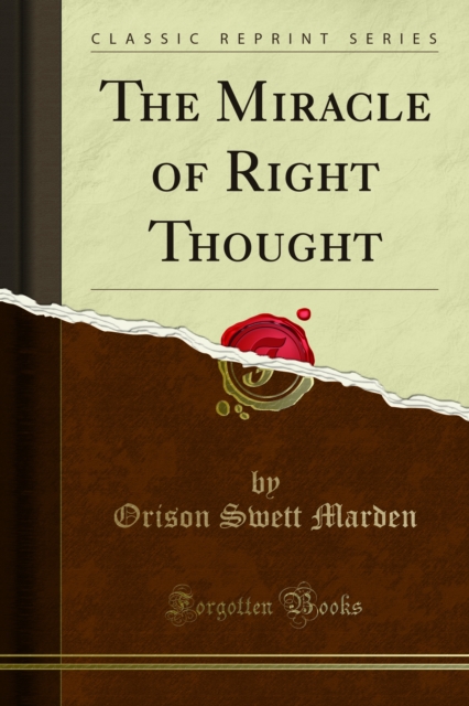 The Miracle of Right Thought, PDF eBook