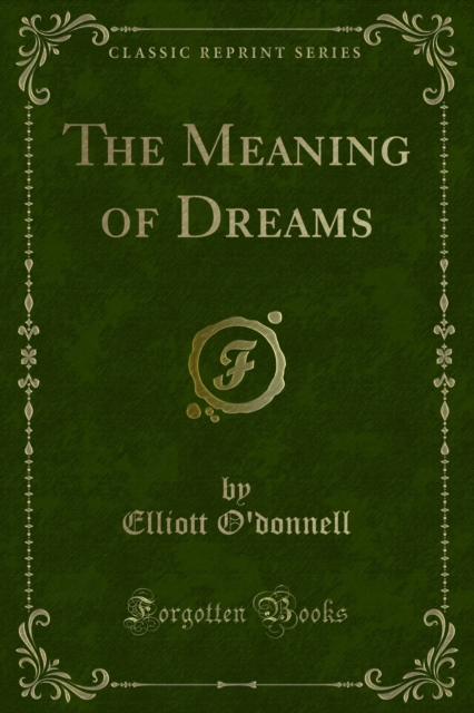 The Meaning of Dreams, PDF eBook