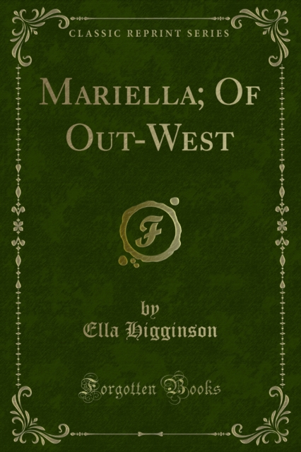 Mariella; Of Out-West, PDF eBook