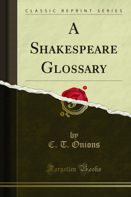 A Shakespeare Glossary, PDF eBook