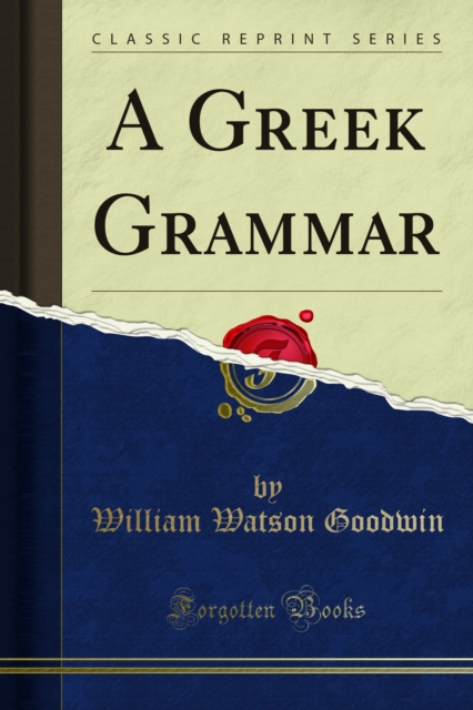 A Greek Grammar, PDF eBook