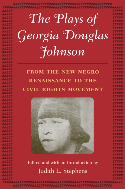The Plays of Georgia Douglas Johnson : From the New Negro Renaissance to the Civil Rights Movement, EPUB eBook