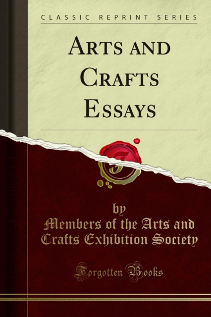 Arts and Crafts Essays, PDF eBook