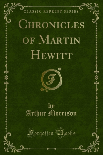 Chronicles of Martin Hewitt, PDF eBook