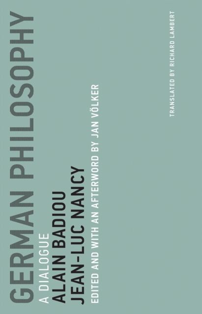 German Philosophy, EPUB eBook