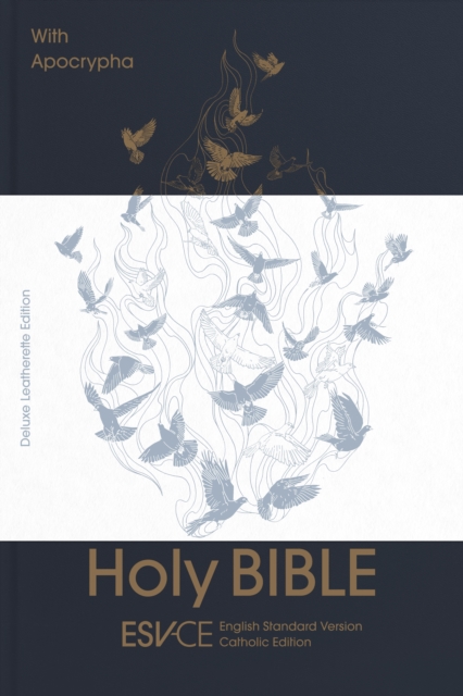 ESV Holy Bible with Apocrypha, Anglicized Deluxe Leatherette Edition : English Standard Version, Hardback Book