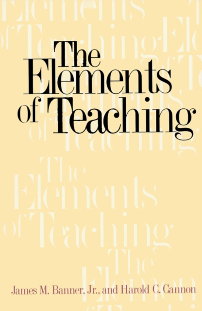 The Elements of Teaching, EPUB eBook