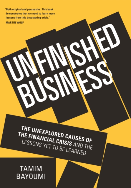 Unfinished Business : The Unexplored Causes of the Financial Crisis and the Lessons Yet to be Learned, PDF eBook