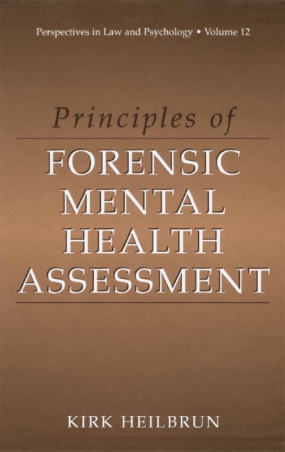 Principles of Forensic Mental Health Assessment, PDF eBook