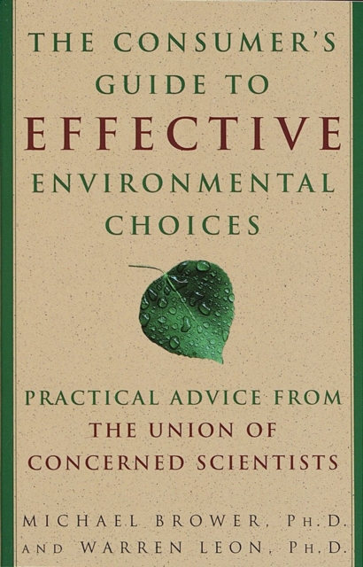 Consumer's Guide to Effective Environmental Choices, EPUB eBook