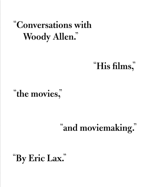 Conversations with Woody Allen, EPUB eBook