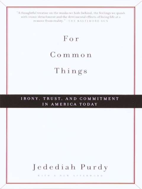 For Common Things, EPUB eBook
